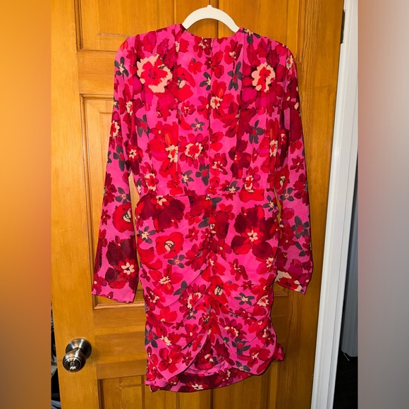 Hope & Ivy Floral Ruched Dress NWT - Picture 7 of 9